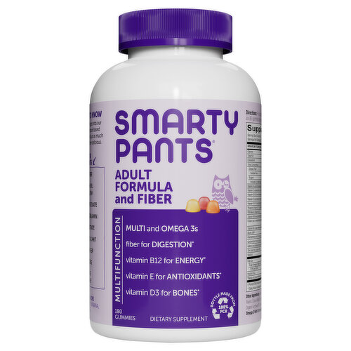 SmartyPants Adult Formula and Fiber, Gummies