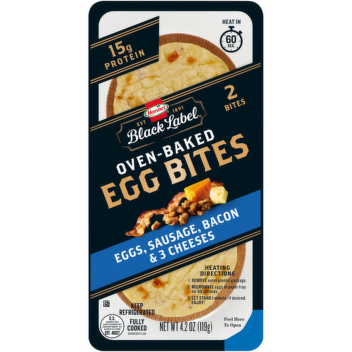 Hormel Eggs, Sausage & 3 Cheeses Oven-Baked Egg Bites