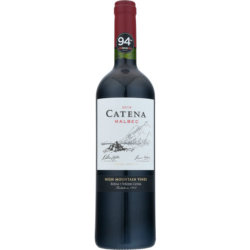 Catena Malbec, Mendoza, High Mountain Vines