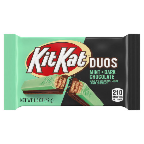 Kit Kat Crisp Wafers, Mint + Dark Chocolate