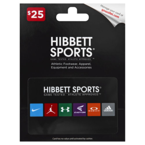 Gift Card Mall Gift Card, Hibbett Sports, $25