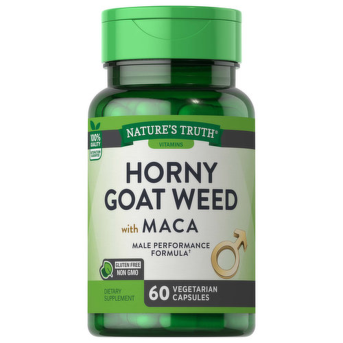 Nature's Truth Horny Goat Weed, Vegetarian Capsules