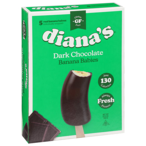 Diana's Banana Babies, Dark Chocolate