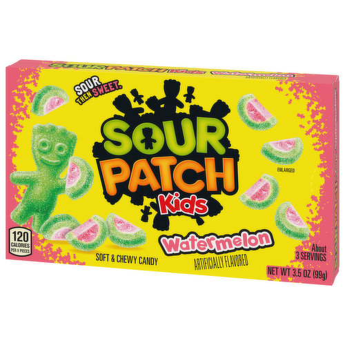 Sour Patch Kids SOUR PATCH KIDS Watermelon Soft & Chewy Candy, 3.5 oz -  FRESH by Brookshire's