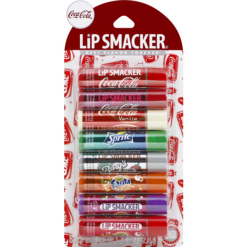 Lip Smacker Lip Balm, Assorted Flavors, 8 Pack