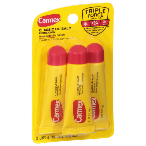 Carmex Lip Balm, Classic, Medicated