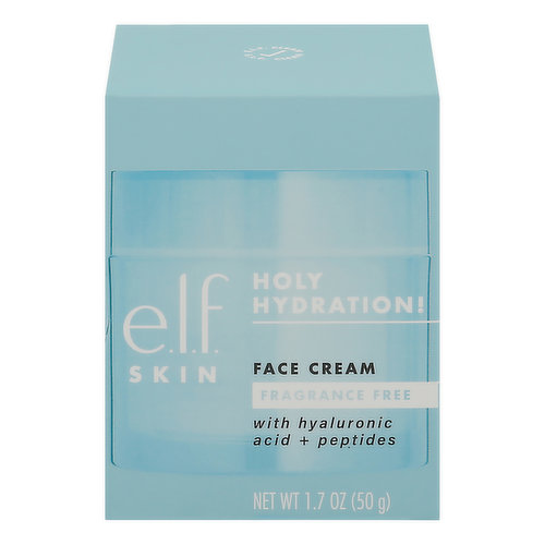 e.l.f. Face Cream, Holy Hydration, Fragrance Free