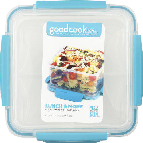 GoodCook Meals on the Run Sandwich Container, Locking Lid