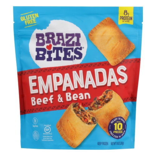 Brazi Bites Empanadas, Beef and Bean