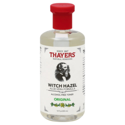 Thayers Toner, Alcohol-Free, Witch Hazel, Original