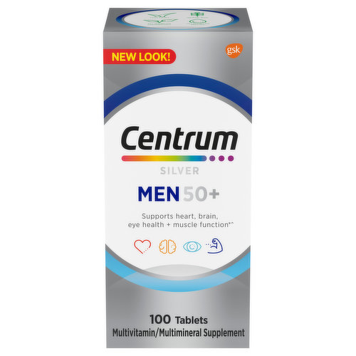 Centrum Men 50+, Tablets