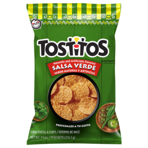 Tostitos Corn Tortilla Chips, Salsa Verde