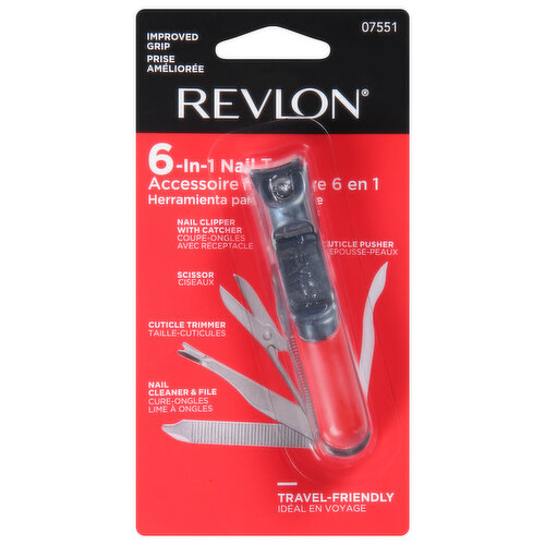 Revlon Nail Tool, 6-in-1, Travel-Friendly
