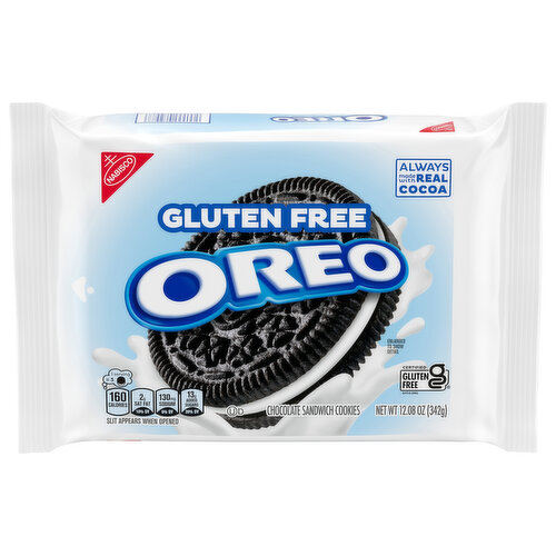 OREO Gluten Free Chocolate Sandwich Cookies, Gluten Free Cookies, 12.08 oz