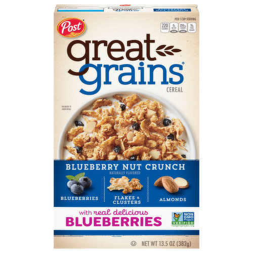 Great Grains Cereal, Blueberry Nut Crunch