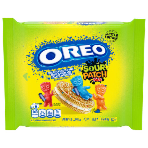 OREO SOUR PATCH KIDS Sandwich Cookies, Limited Edition