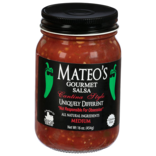Mateo's Salsa, Gourmet, Medium