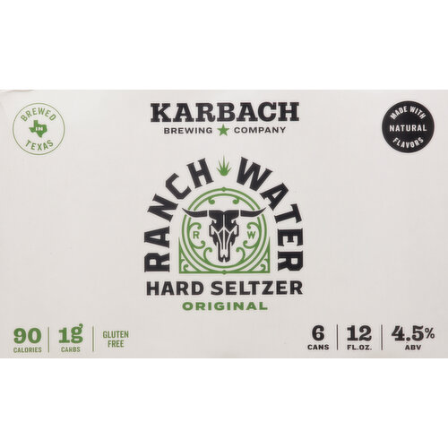 Karbach Brewing Company Hard Seltzer, Original, Ranch Water