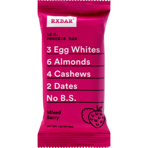 RXBAR Protein Bar, Mixed Berry