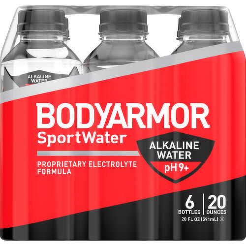 Body Armor Sportwater, Alkaline, pH 9+