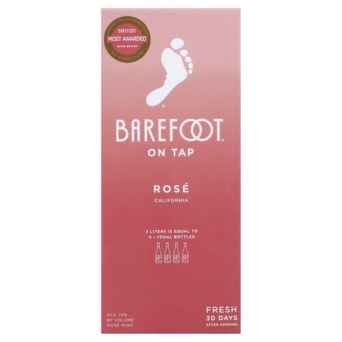Barefoot Rose Wine, California