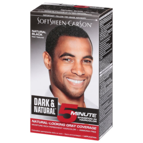 SoftSheen-CarSon Shampoo-In Hair Color, 5 Minute, Natural Black SoftSheen-CarSon Shampoo-In Hair Color, 5 Minute, Natural Black