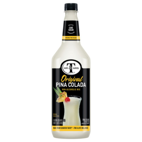 Mr & Mrs T Non-Alcoholic Mix, Original, Pina Colada