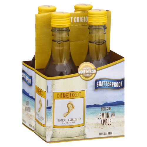 Shatterproof. Poolside. Beach. Backyard BBQ. Picnic. Camping. Consistent quality, proven value in U.S. competitions. Barefoot most awarded wine brand. 100% BPA free. Made with recycled content.