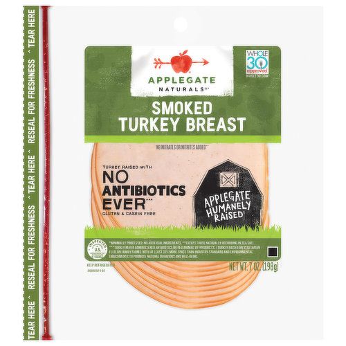 Applegate Turkey Breast, Smoked