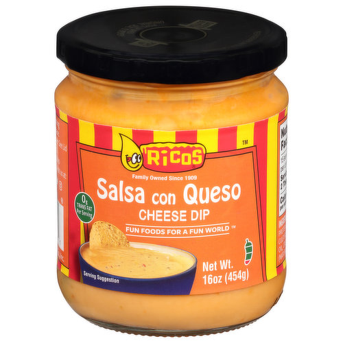 Ricos Cheese Dip, Salsa Con Queso