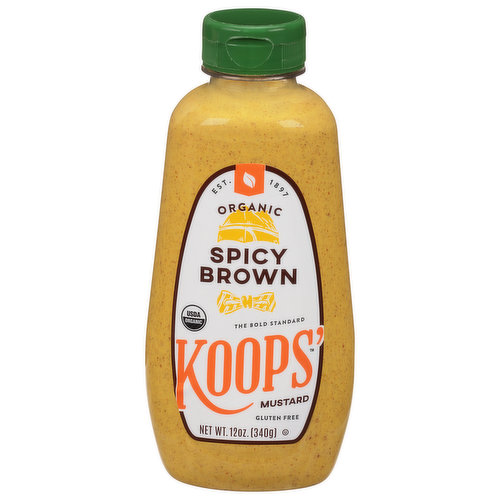 Koops' Mustard, Spicy Brown, Organic