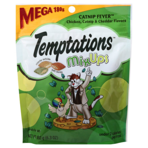 Temptations Treats for Cats, Catnip Fever, MixUps, Mega