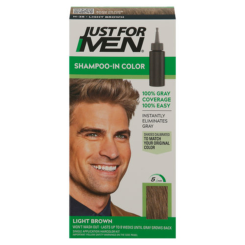 Hair Color Just For Men Shampoo-in Color