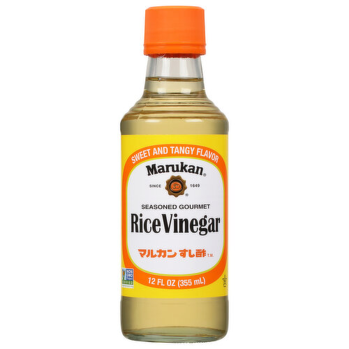 Marukan Rice Vinegar, Seasoned Gourmet