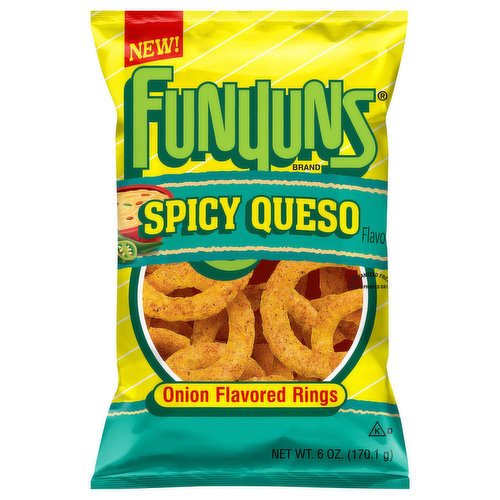 Funyuns Onion Flavored Rings, Spicy Queso Flavor