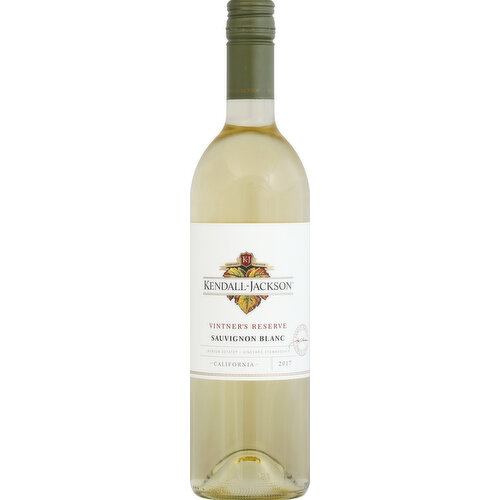 Kendall-Jackson Sauvignon Blanc, Vintner's Reserve, 2017, California