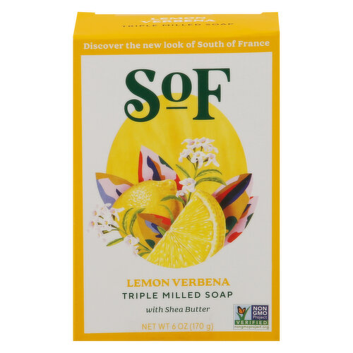 SOF Soap, Triple Milled, Lemon Verbena