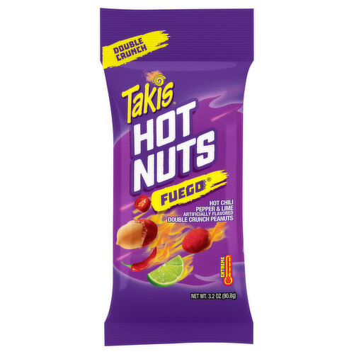 Takis Double Crunch Peanuts, Fuego, Extreme