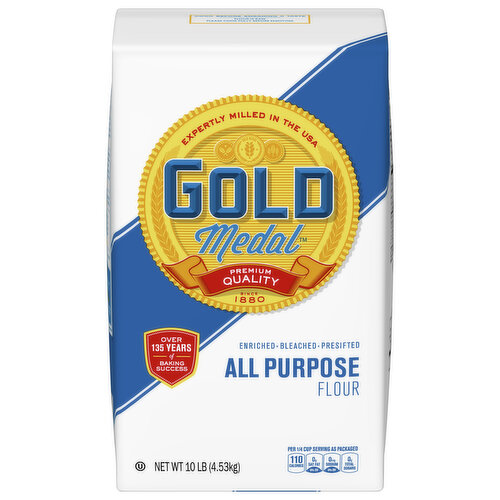 Gold Medal All Purpose Flour, Enriched, Bleached, Presifted