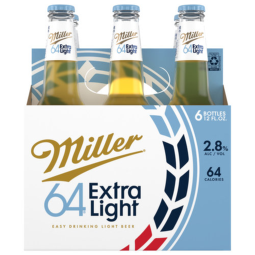 64 calorie light beer. Perfectly balanced. Since 1855. Contains no additives or preservatives.