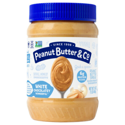 Peanut Butter & Co Peanut Butter Spread, White Chocolatey Wonderful