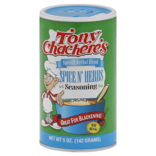 Tony Chachere's Seasoning, Spice N' Herbs