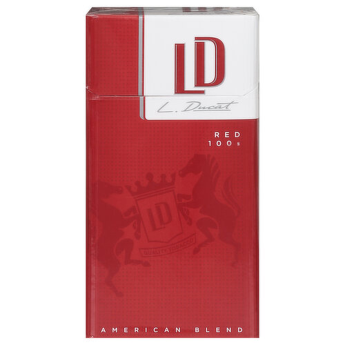 LD Cigarettes, American Blend, Red 100s