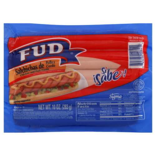 FUD Franks, Chicken and Pork