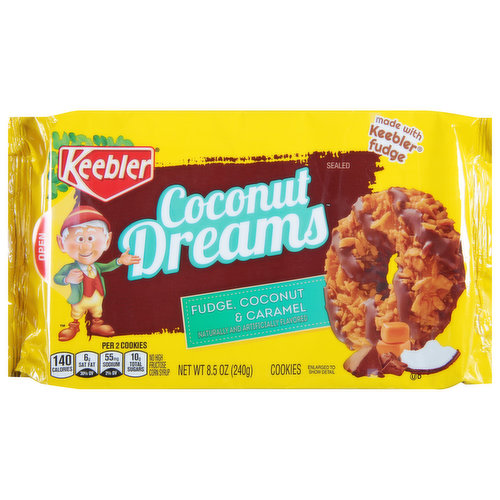 Keebler Coconut Dreams Cookies, Fudge, Coconut & Caramel