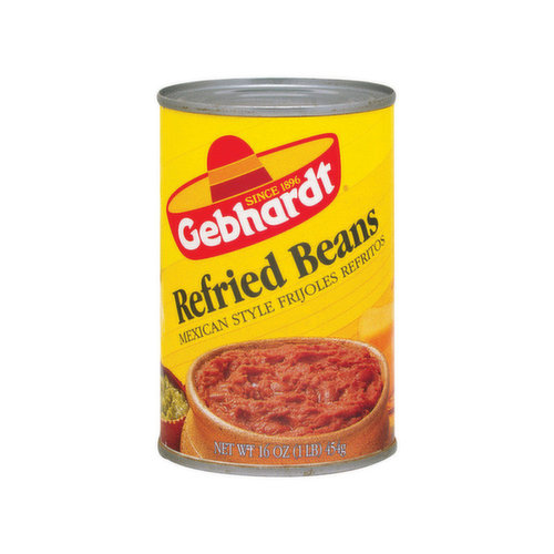 Gebhardt Refried Mexican Style Beans