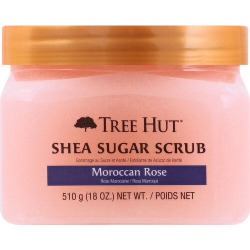 Tree Hut Sugar Scrub, Shea, Moroccan Rose