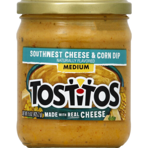 Tostitos Dip, Southwest Cheese & Corn, Medium
