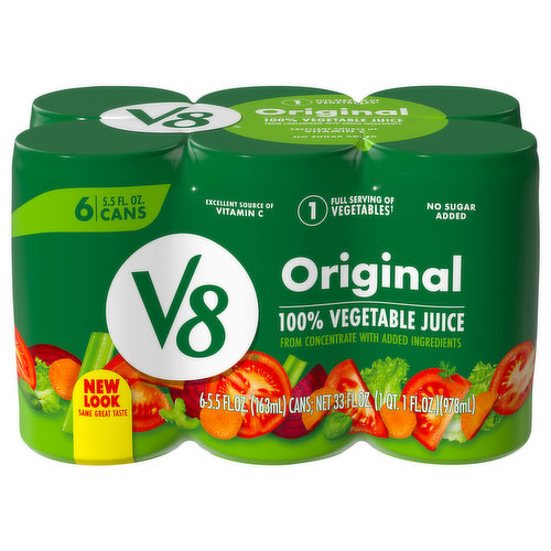 V8 100% Vegetable Juice, Original