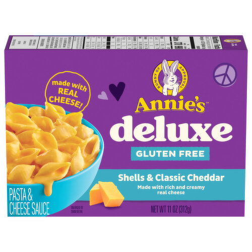 Annie's Pasta & Cheese Sauce, Shells & Classic Cheddar